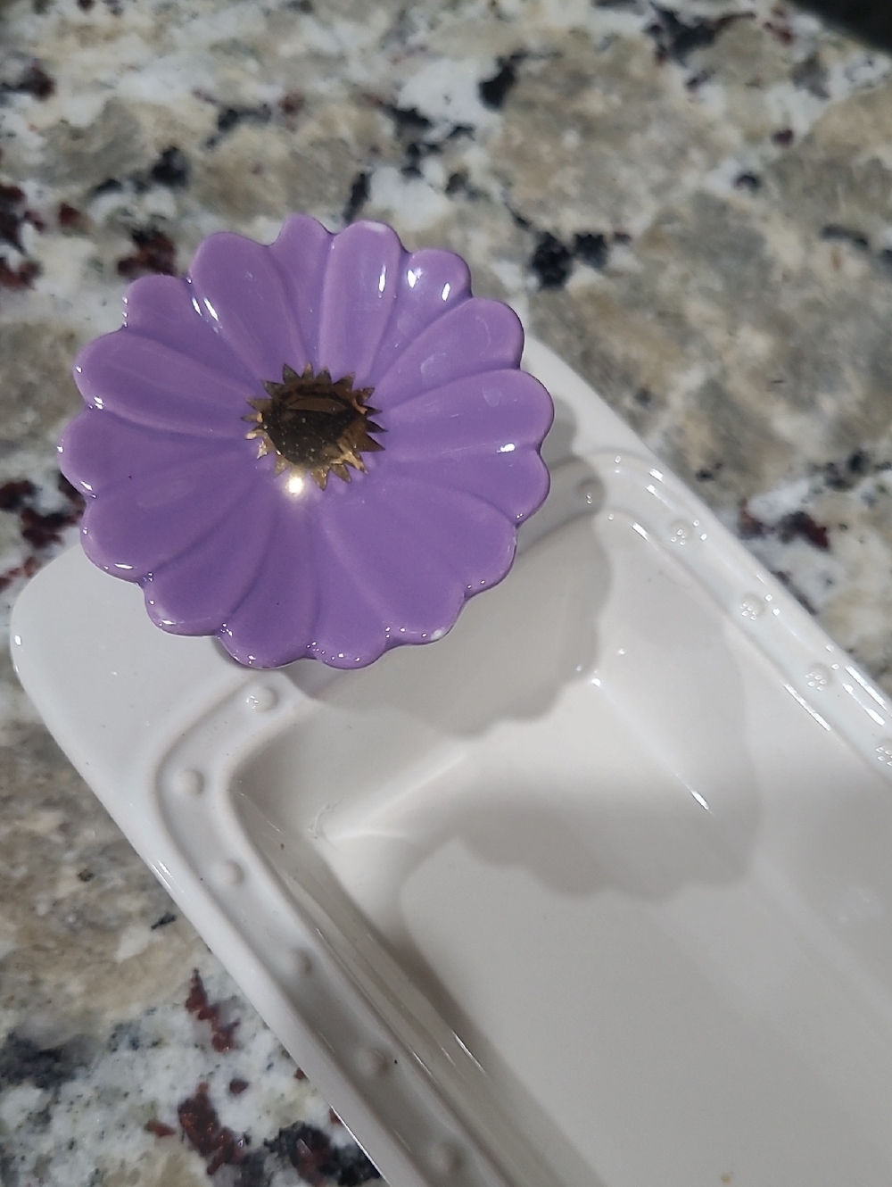 Nora Flemimg Purple Daisy with Gold Center 2022 St. Jude RETIRED